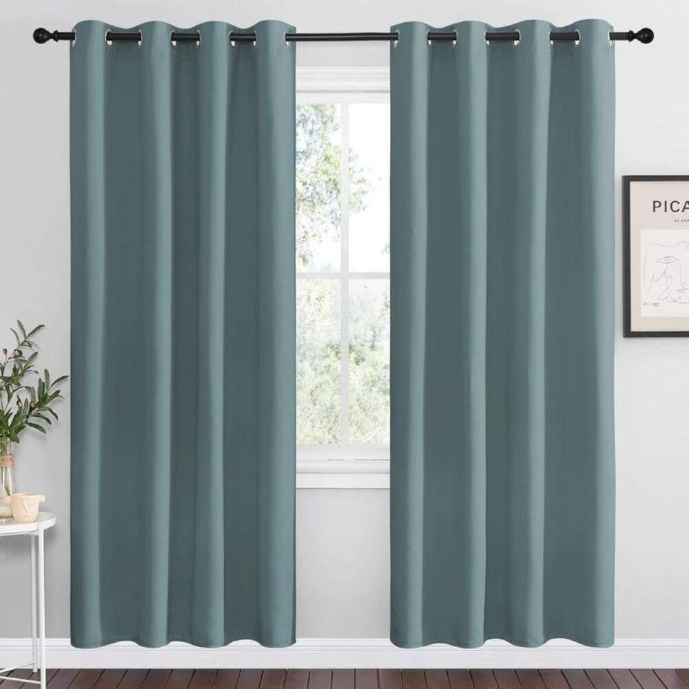 NICETOWN -  Grayish Blue 55"x78" Thermal Insulated Ro Blue